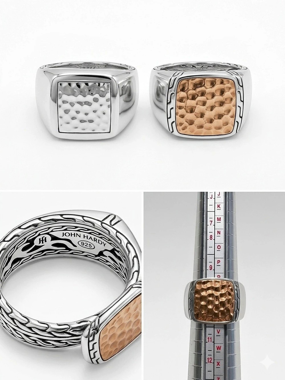 Two - John Hardy Legends Men’s Rings - Size 10